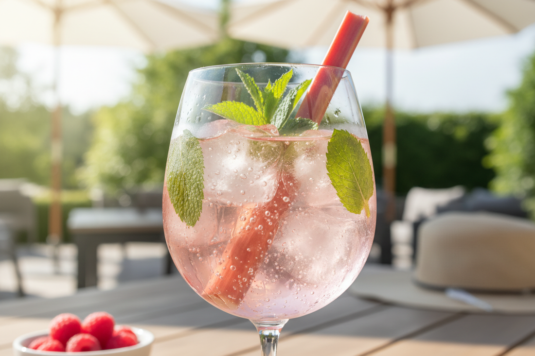 Rhabarber Aperitif: Der perfekte Sommerdrink für heiße Tage